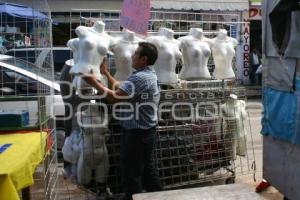 RETIRAN AMBULANTES EN SAN MARTÍN TEXMELUCAN