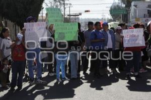 MANIFESTACIÓN EN SOAPAP DE VECINOS GALAXIA LA CALERA