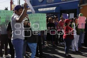 MANIFESTACIÓN EN SOAPAP DE VECINOS GALAXIA LA CALERA