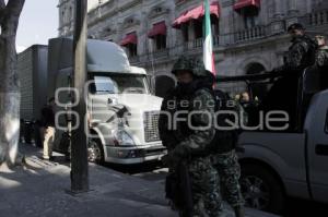 MARINOS EN EL ZÓCALO