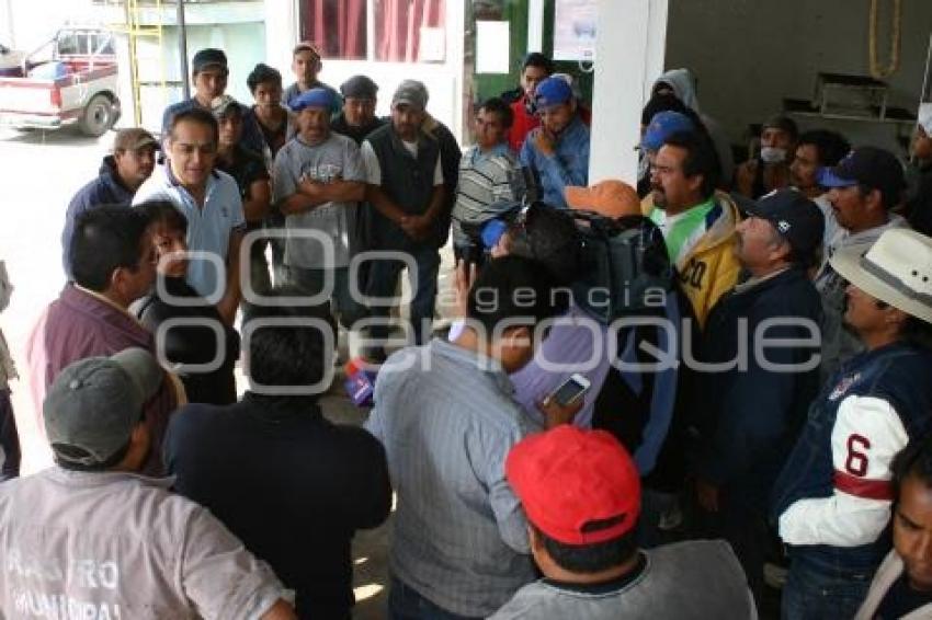 PARO DE LABORES EN RASTRO DE TEXMELUCAN