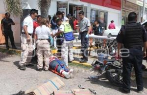 ACCIDENTE DE MOTOCICLETA