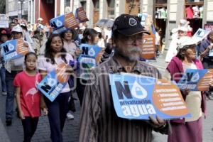 NO A LA PRIVATIZACIÓN DEL AGUA