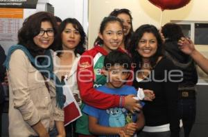 LLEGA EQUIPO FEMENIL GANADOR IV FESTIVAL MUNDIAL DE MINI BALONCESTO