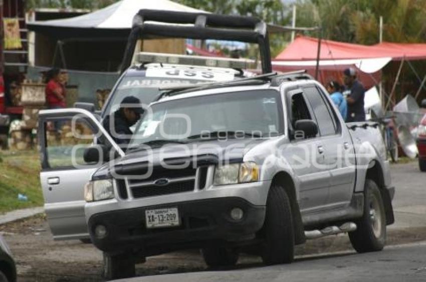 OPERATIVO POLICÍA FEDERAL TEXMELUCAN