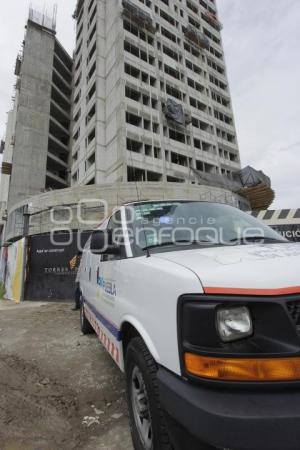 MUERE TRABAJADOR EN TORRES PERSEO