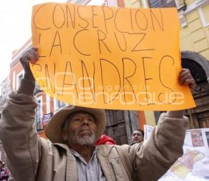 MANIFESTACIÓN SAN ANDRÉS CHOLULA. LÍMITES TERRITORIALES