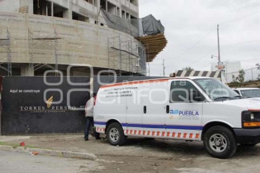 MUERE TRABAJADOR EN TORRES PERSEO