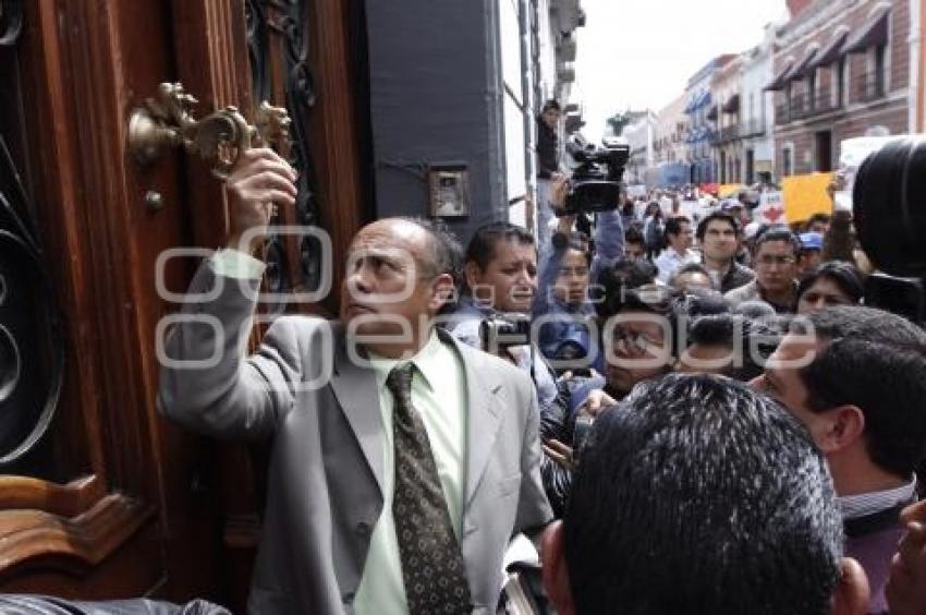 MANIFESTACIÓN SAN ANDRÉS CHOLULA. LÍMITES TERRITORIALES