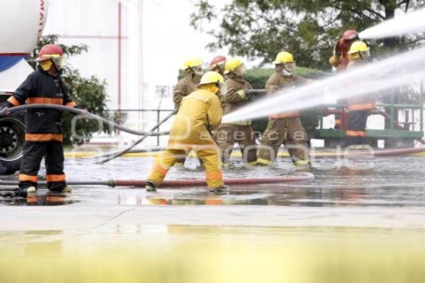 SIMULACRO DE FUGA DE GAS EN PEMEX