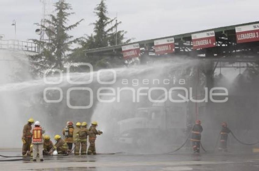 SIMULACRO DE FUGA DE GAS EN PEMEX