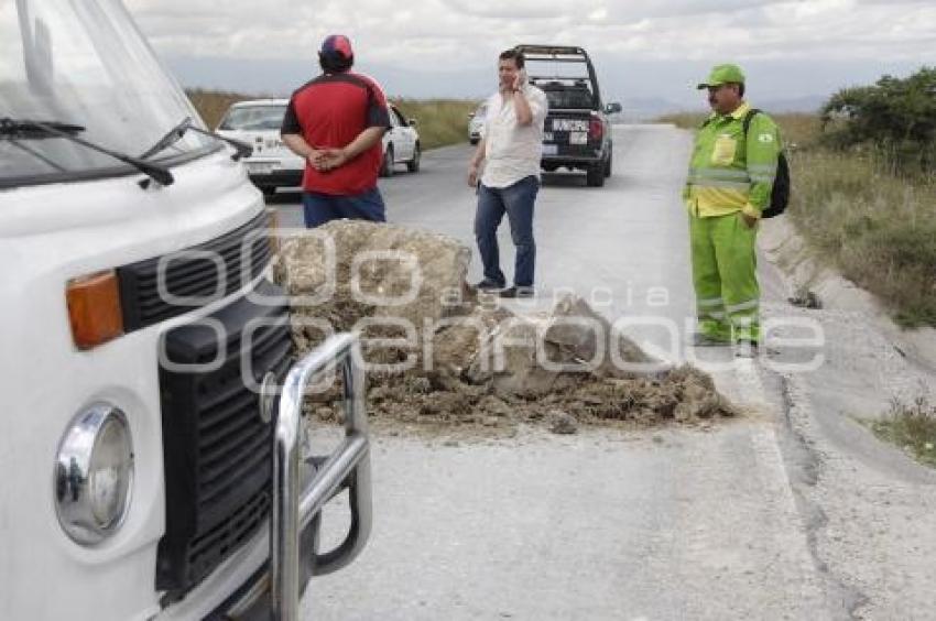 CIERRAN CAMINO A CHILTEPEQUE