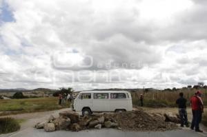 CIERRAN CAMINO A CHILTEPEQUE