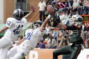 AZTECAS VS BORREGOS TEC MONTERREY SANTA FE . FUTBOL AMERICANO