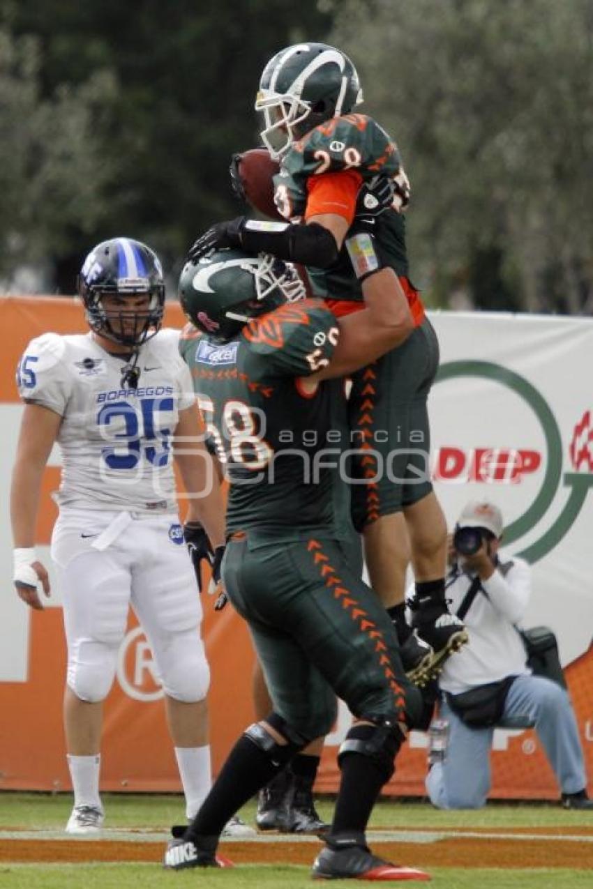 AZTECAS VS BORREGOS TEC MONTERREY SANTA FE . FUTBOL AMERICANO