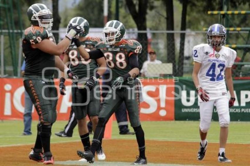 AZTECAS VS BORREGOS TEC MONTERREY SANTA FE . FUTBOL AMERICANO