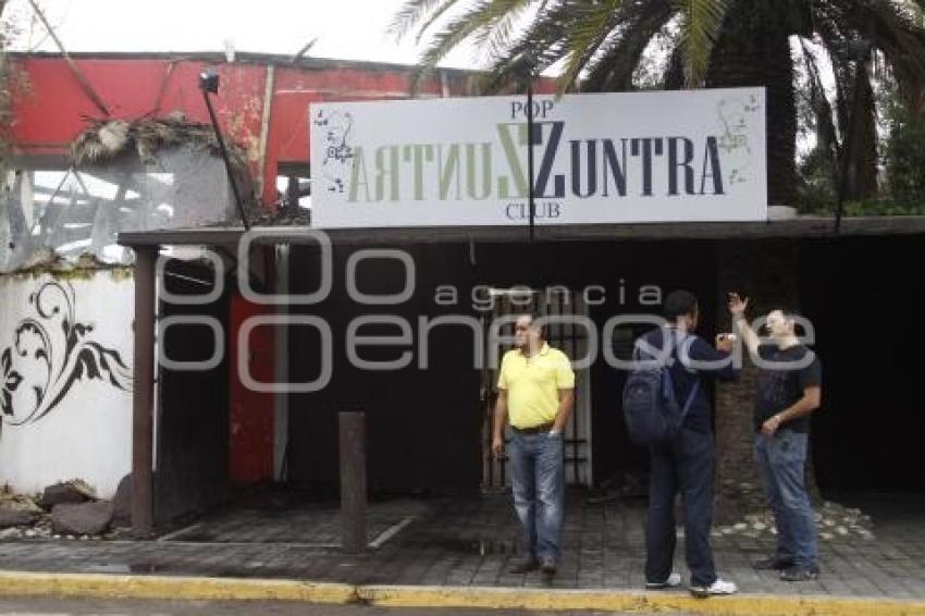 INCENDIO BAR ZUNTRA