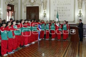 ABANDERAMIENTO EQUIPO FEMENIL DE MINIBALONCESTO "LAS BALLONETAS"