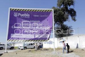 PRIMERA PIEDRA CENTRO ACUÁTICO DEL NORTE