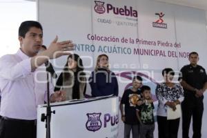 PRIMERA PIEDRA CENTRO ACUÁTICO DEL NORTE