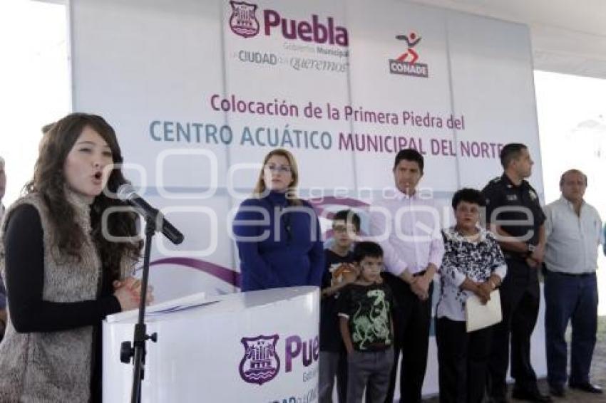 PRIMERA PIEDRA CENTRO ACUÁTICO DEL NORTE