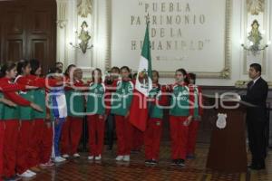 ABANDERAMIENTO EQUIPO FEMENIL DE MINIBALONCESTO "LAS BALLONETAS"