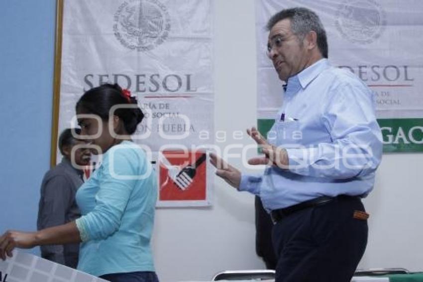 ENTREGA RECURSOS DELEGACIÓN SEDESOL