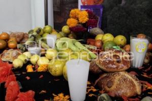 OFRENDA EN EL CENTRO EXPOSITOR