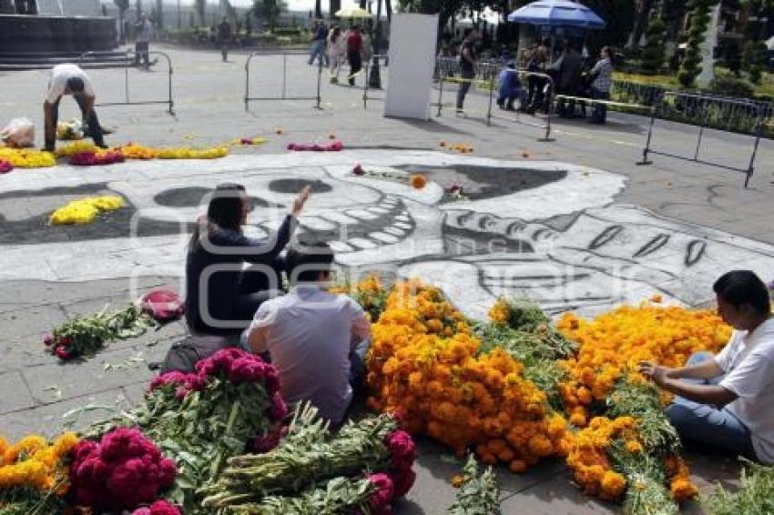 CATRINA EN EL ZÓCALO
