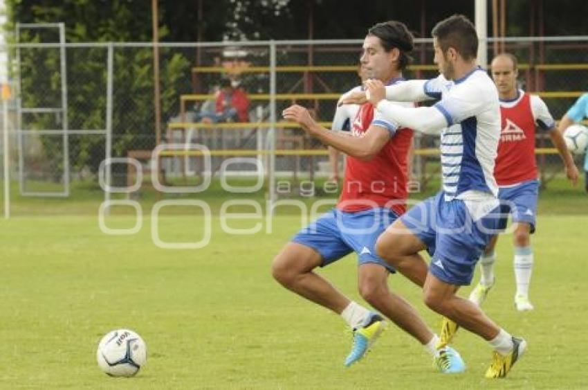 ENTRENAMIENTO DEL PUEBLA . CAMPOS DE LA NORIA