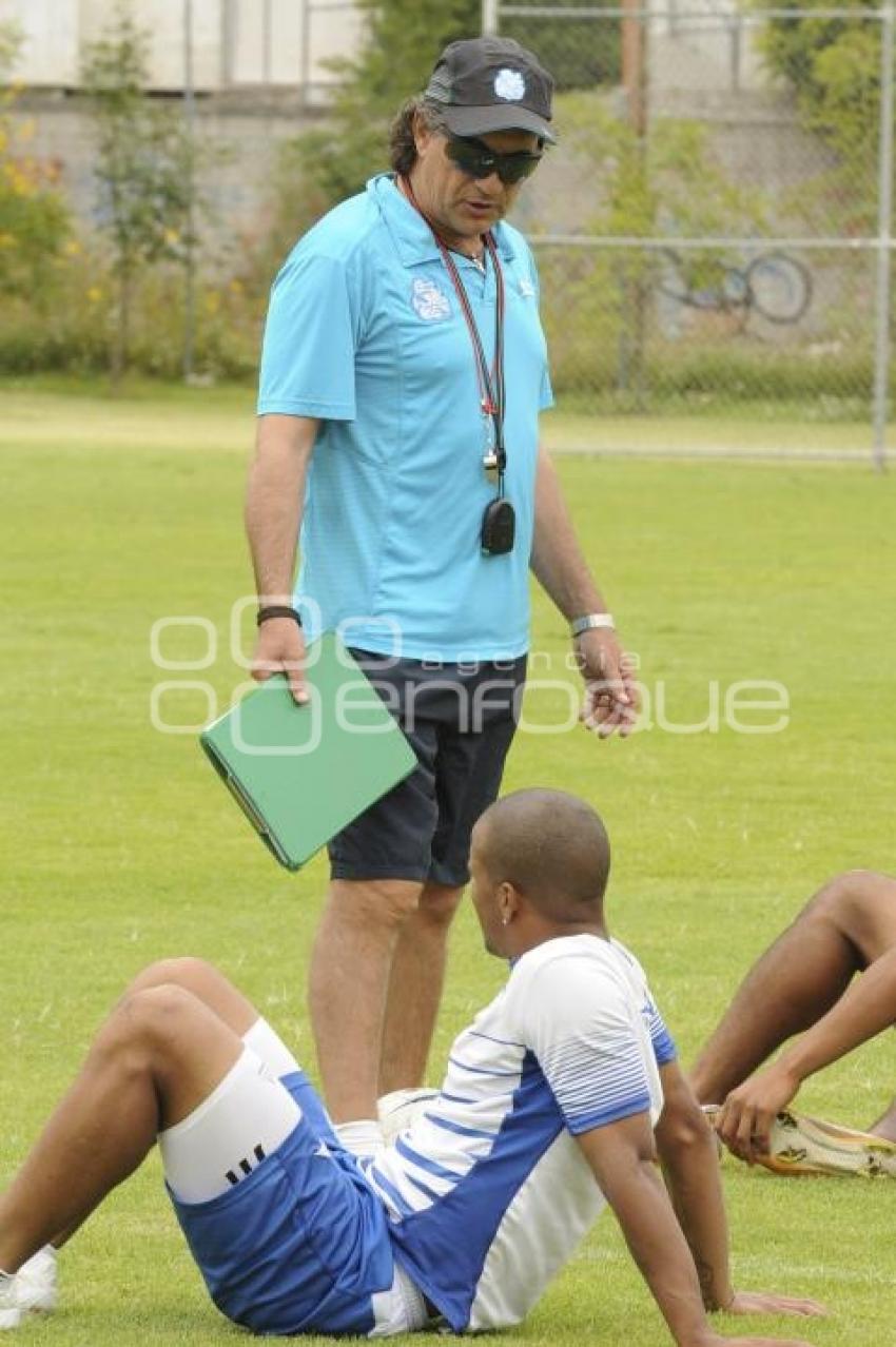 ENTRENAMIENTO DEL PUEBLA . CAMPOS DE LA NORIA