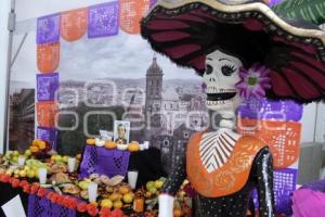 OFRENDA EN EL CENTRO EXPOSITOR