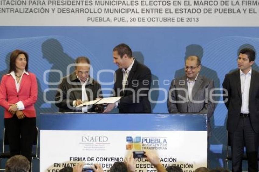 CONVENIO ENTRE PUEBLA E INAFED