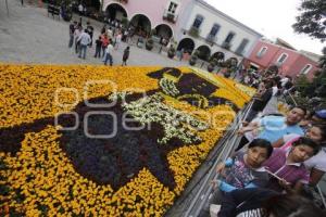 DÍA DE MUERTOS . ALFOMBRA MONUMENTAL