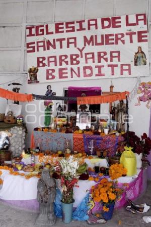 OFRENDA DE LA SANTA MUERTE