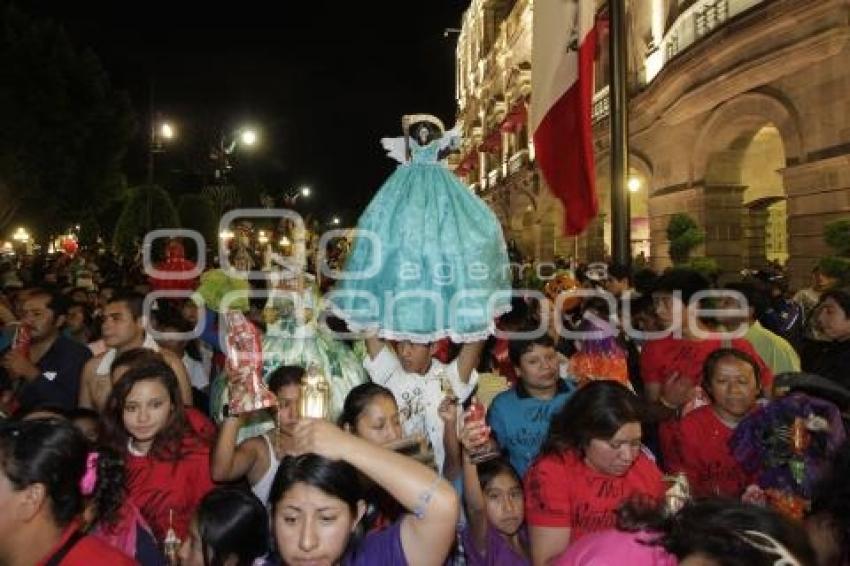 MARCHA DE FIELES A LA SANTA MUERTE