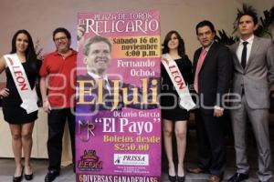 ANUNCIAN CORRIDA DE TOROS CON EL JULI