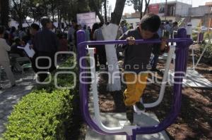 INAUGURA ALCALDE PARQUE LÁZARO CÁRDENAS