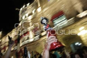 MARCHA DE FIELES A LA SANTA MUERTE