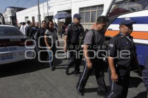 REGRESAN POLICÍAS DEL MUNICIPIO AL ESTADO