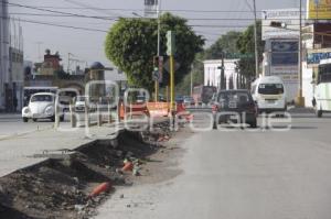 TRÁFICO 11 SUR POR OBRAS PAVIMENTACIÓN