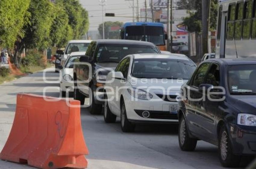 TRÁFICO 11 SUR POR OBRAS PAVIMENTACIÓN