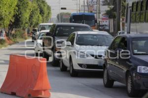 TRÁFICO 11 SUR POR OBRAS PAVIMENTACIÓN