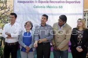 RIVERA INAUGURÓ GIMNASIO AL AIRE LIBRE