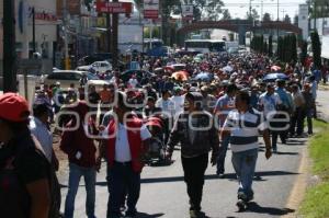 TIANGUISTAS DE TEXMELUCAN EXIGEN SEGURIDAD