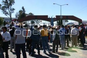 TIANGUISTAS DE TEXMELUCAN EXIGEN SEGURIDAD