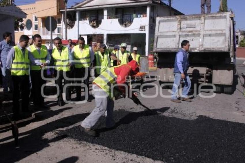 RIVERA SUPERVISÓ BACHEO