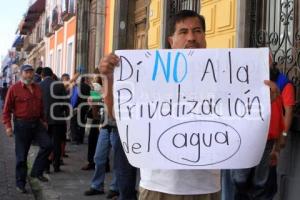 MANIFESTACIÓN CONTRA LA PRIVATIZACIÓN DEL AGUA