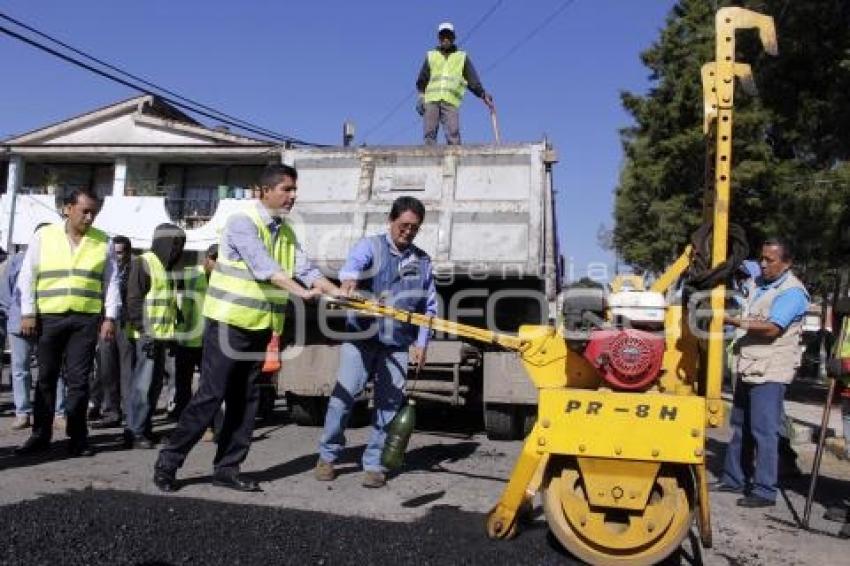 RIVERA SUPERVISÓ BACHEO