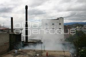 INCENDIO EN BAÑOS PÚBLICOS